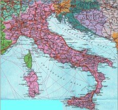 Политико-географическое-положение-Италии.-Карта-Италии.