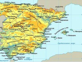 география испании